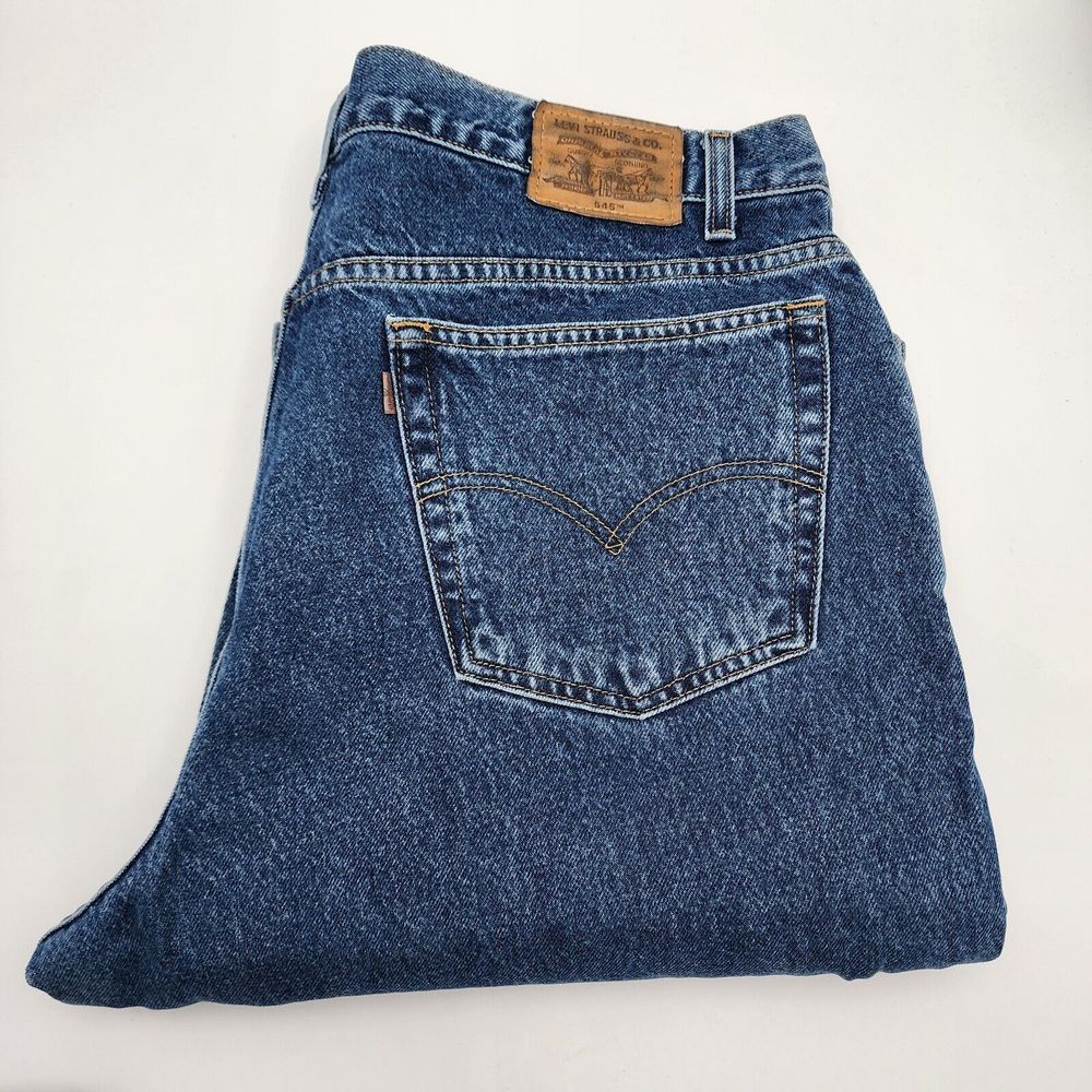 Levis Jeans Men's 40x30 Vintage‎ Brown Tab Western Denim Pants Cotton USA